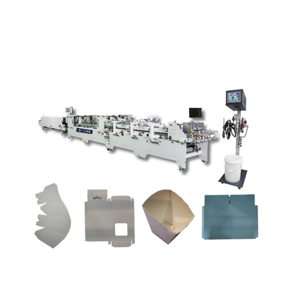 Hotels High Quality Service High Speed ​​Paper Cardboard Corrugated Box Making Gluing Machine Price