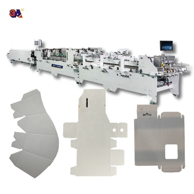 machinery &amp;amp; Material Guaranteed Quality Cardboard Folding Gluing Semi Automatic Folder Gluer Machine For Box Gluing Machine