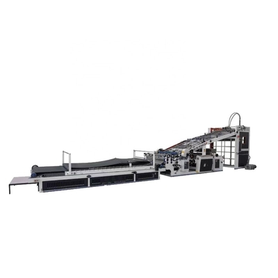 Macchina semiautomatica per laminazione di colla per flauto di amido di mais in cartone per alimenti